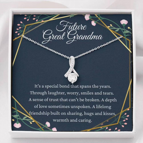Grandmother Necklace, Future Great Grandma Necklace, Gift For Great Grandmother To Be, Pregnancy Reveal Grandma mother's day gift, Nana Gigi necklace