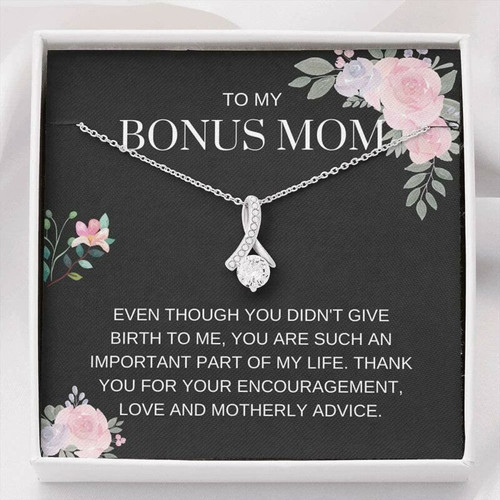 Bonus Mom Necklace  My Life  Necklace Gift For Step Mom Boyfiend Mom Mother day gift