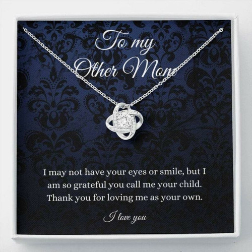 Stepmom Necklace, To My Other Mom Necklace, Mothers Day Gift For Stepmom, Bonus Mom, Second Mom, Wedding Boyfiend Mom Mother day gift