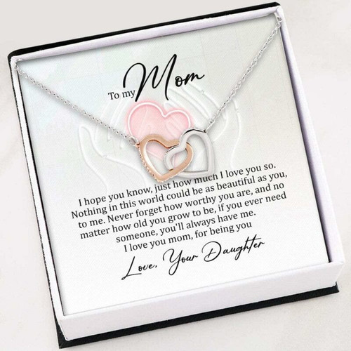 Mom Necklace Gift Daughter To Mom Gift For Mothers Day- Necklace for Mom