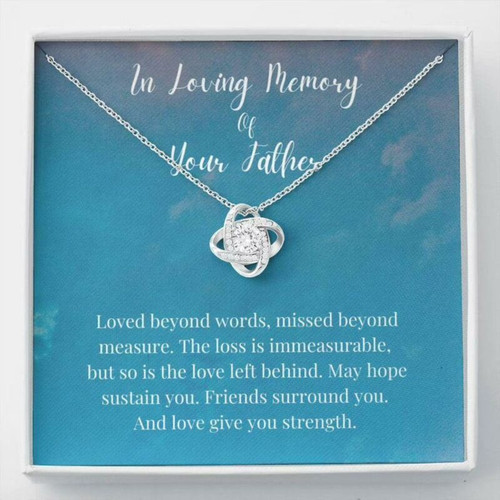 Loss Of Father Necklace Gift, Grief Gift, Sympathy Gift, Father Remembrance Gift