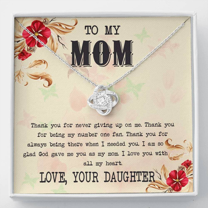 Mom Necklace, To my mom gift necklace, mother's day cute gift for mom, mother daughter necklace