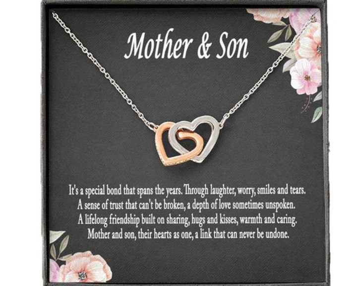 Mom Necklace, Mother And Son Necklace, Mother's Day Gift From Son, Mom Gift From Son