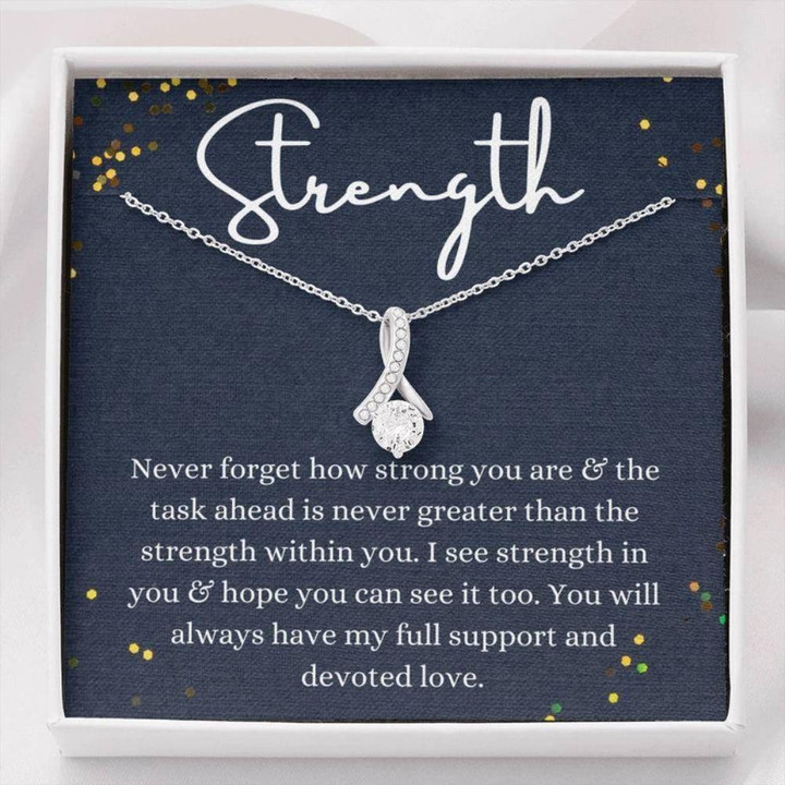 Friend Necklace, Inspirational Strength Gift, Survivor Recovery Necklace, Healing, Inspirational Necklace
