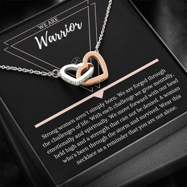 MS Warrior Gift Necklace, Multiple Sclerosis Recovery Gift For Her, Strength Necklace, MS Awareness Gift, MS Jewelry Necklace