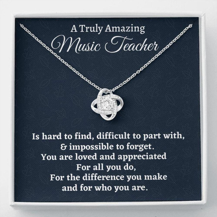 Music Teacher Gift, Appreciation Gift For A Music Teacher, Necklace Gift For Women