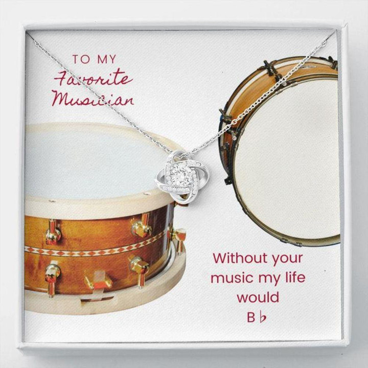 Friend Necklace, Gift Necklace To Musician Drummer  Drum Unique, One-of-a-kind Gift