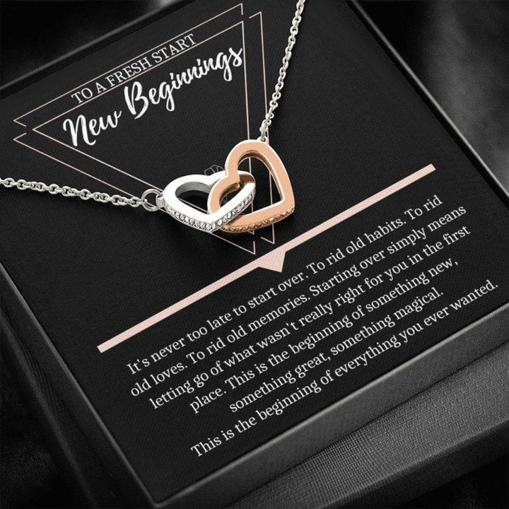 New Beginnings Gift For Her, New Beginnings Necklace, Divorcee Gift For Women, Break Up Gift Necklace