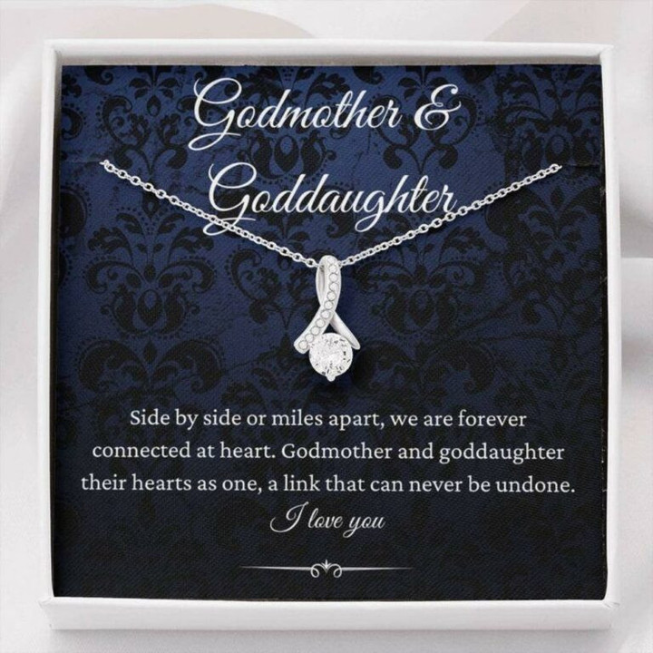 Goddaughter Necklace, Godmother Necklace, Godmother & Goddaughter Necklace, Birthday Gift For Godmother From Goddaughter