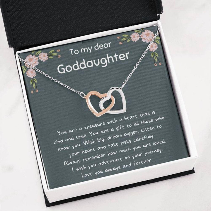 Goddaughter Necklace, Confirmation Gifts For Girls, Goddaughter Gifts From Godmother, Baptism Gift, First Communion Necklace