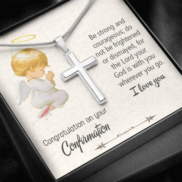 Goddaughter Necklace, Confirmation Gifts Cross Necklace, Confirmation Gift From Parents, Gift From Godparent, Christian Necklace