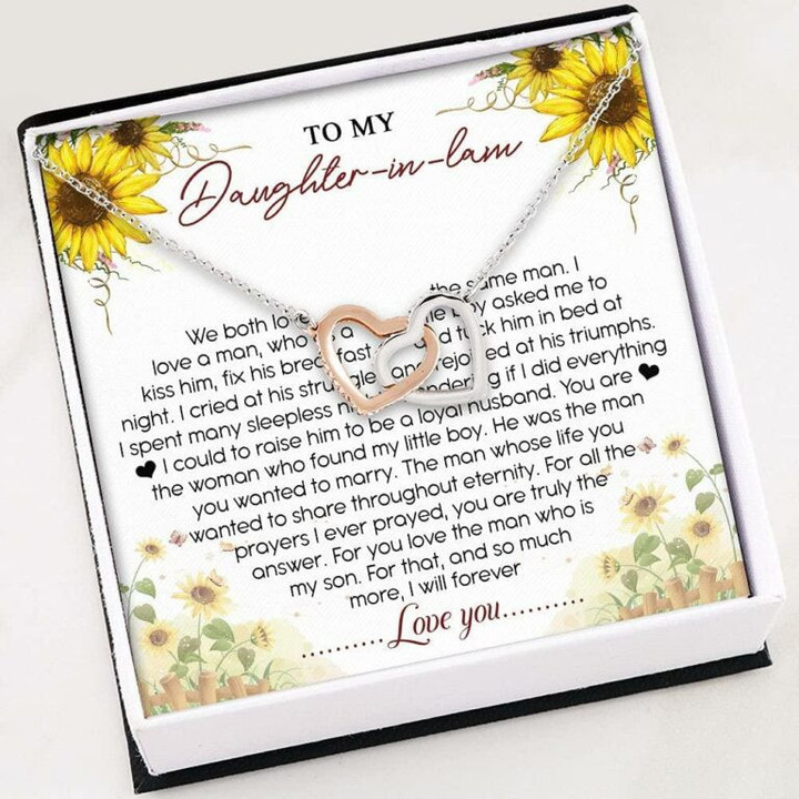 Daughter-in-law Necklace, Necklace For Women Girl  To My Daughter-in-Law Necklace  Gift For Daughter In Law Gift for Daughter-in-law