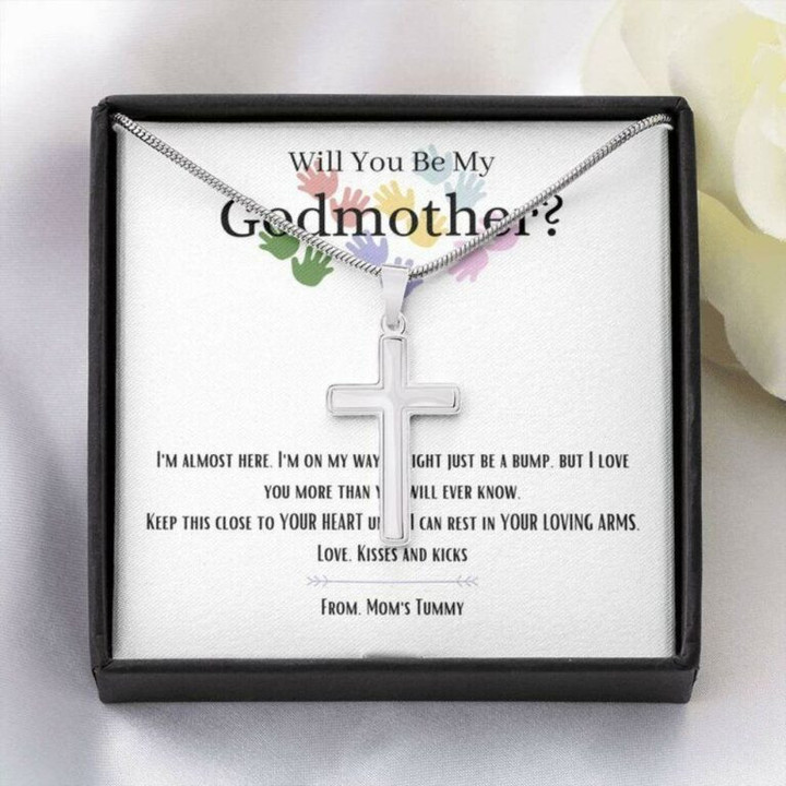 Godmother Necklace, Godmother Proposal Necklace Gift, Will You Be My Godmother, Fairy Godmother