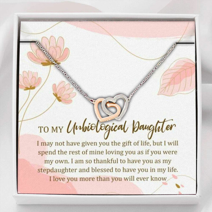Daughter Necklace, Stepdaughter Necklace, Unbiological Daughter Necklace  Step Daughter Gift Bonus Daughter Gift