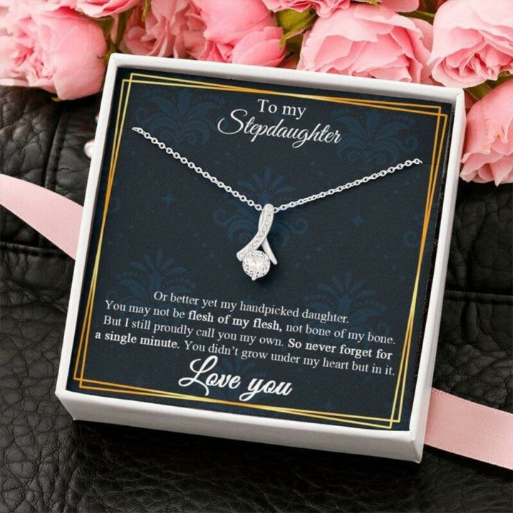 Stepdaughter Necklace, Gift For Stepdaughter, Stepdaughter Gift, Bonus Daughter Necklace