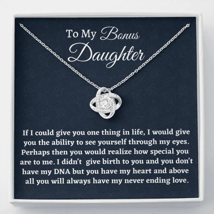Stepdaughter Necklace, Stepdaughter Gift, Bonus Daughter Gift, Necklace For Stepmom Present For Stepdaughter Daughter In Law
