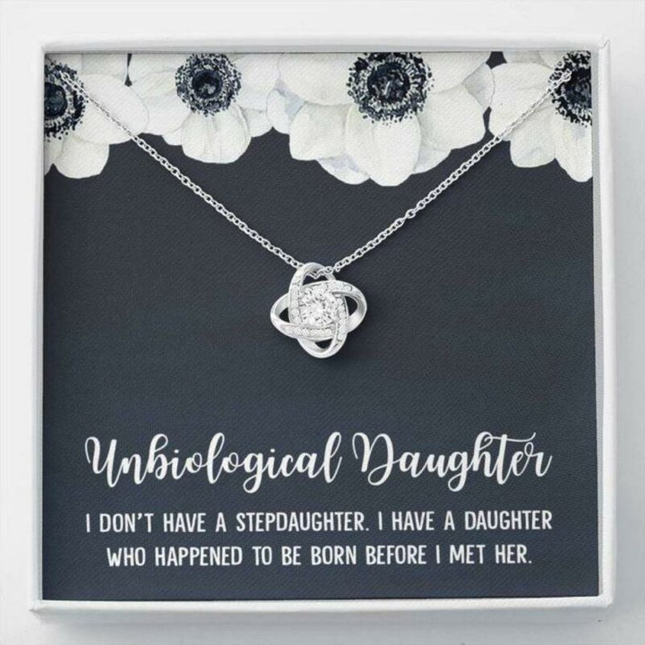 Stepdaughter Necklace, Unbiological Daughter Bonus Daughter Stepdaughter Necklace Gifts