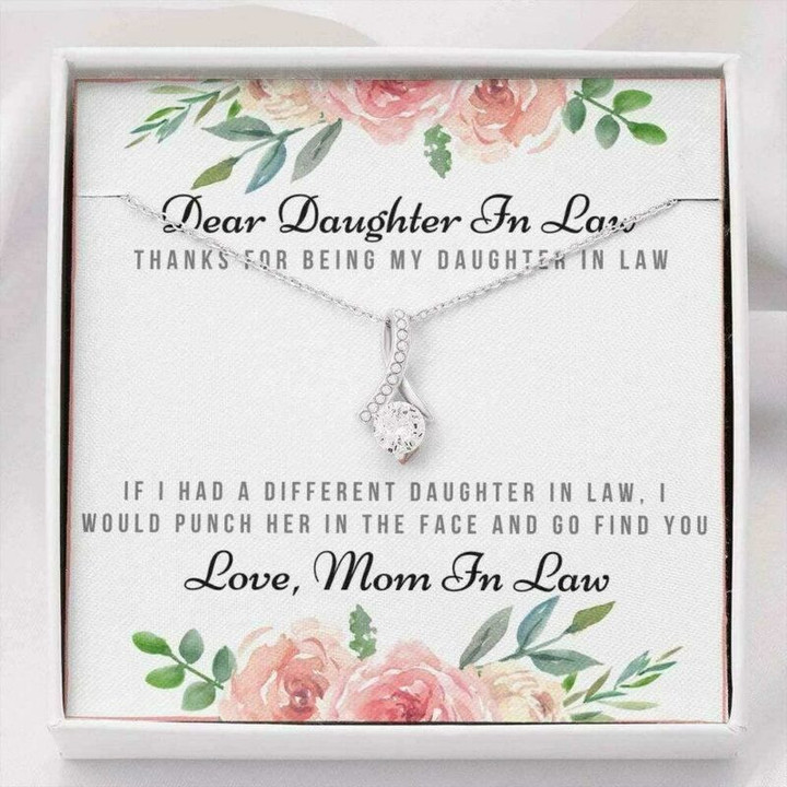 Daughter Necklace, To My Daughter In Law Necklace, Gift For Daughter From Mother-in-law