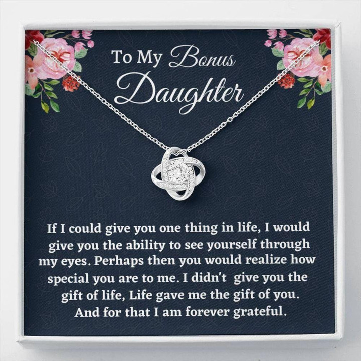 Stepdaughter Necklace, Gift For Stepdaughter, Bonus Daughter Gift, Necklace Birthday Gift From Stepmom Present For Stepdaughter