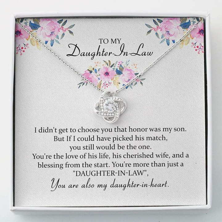 Daughter-in-law Necklace, To My Daughter In Law Necklace Gift Daughter In Law gift