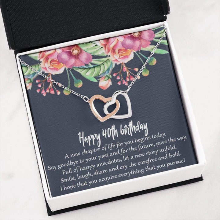 Wife Necklace, 40th Birthday Necklace Gifts For Women, 40 And Fabulous, Happy 40th Birthday, 40th Birthday Friend, 40th Gift For Her