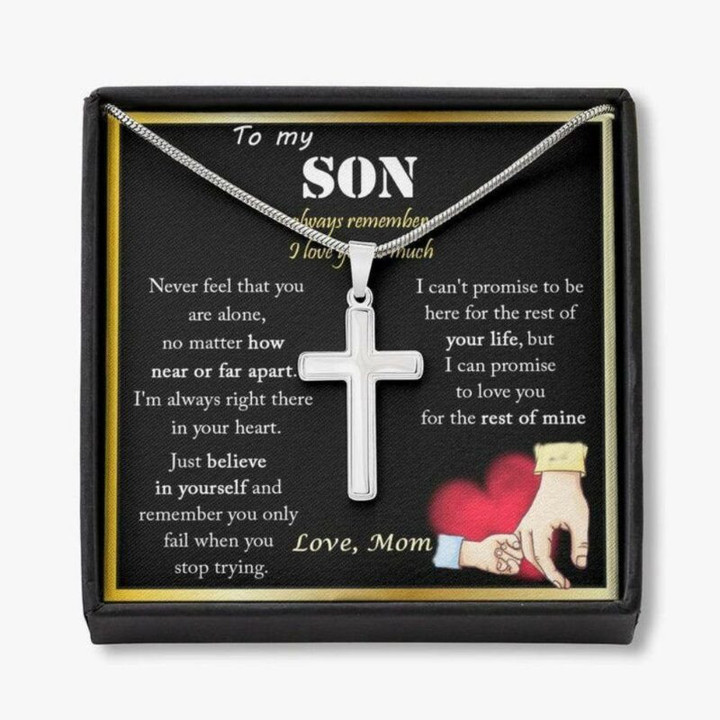 Son Necklace, To My Son Necklace, Gift For Son From Mom, Sentimental, Birthday
