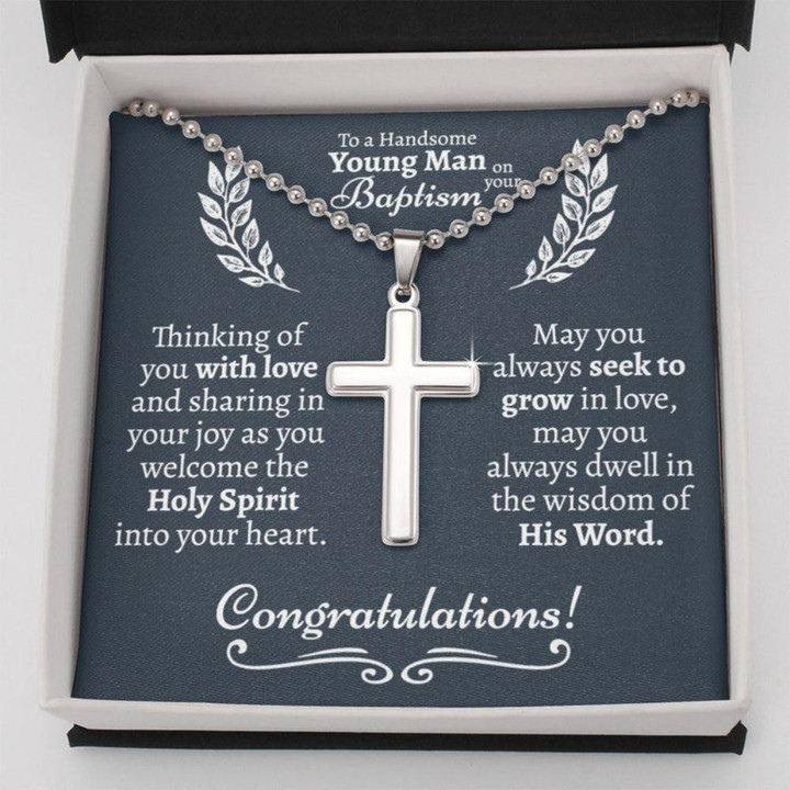 Son Necklace, Baptism Gift For Boy, Baptism Gift, Baptism Gift For Adults, Catholic Baptism Gift, Baptism Necklace For Boy, Teenage Boy Baptism