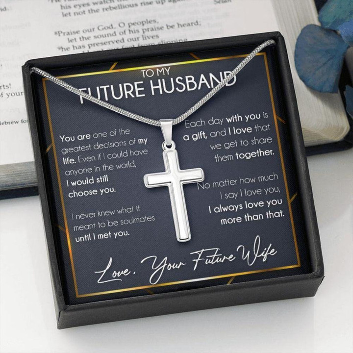 Husband Necklace gift, Boyfriend Necklace, Necklace Gift For Future Husband, Boyfriend Sentimental Anniversary Promise Wedding Gift