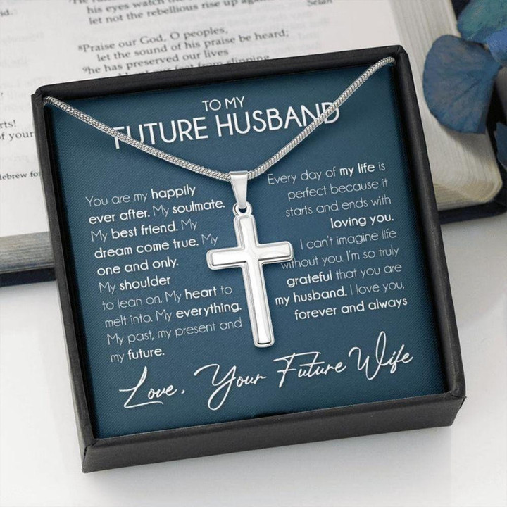 Husband Necklace gift, Necklace Gift For Future Husband, Boyfriend Sentimental Anniversary Promise Wedding Gift
