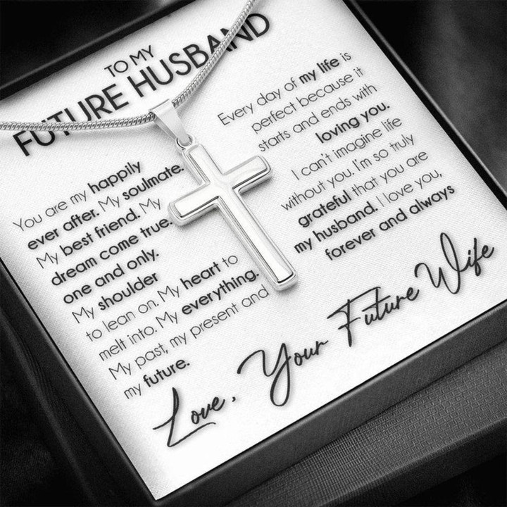 Husband Necklace gift, Necklace Gift For Future Husband, Boyfriend Sentimental Anniversary Promise Wedding Gift