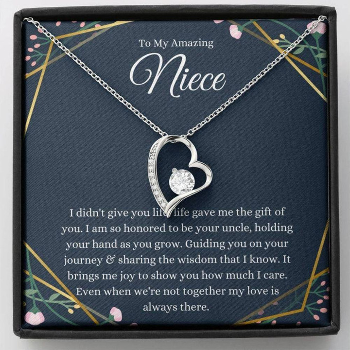 Niece Gift Necklace, To My Niece Gift Necklace Gift From Uncle, Niece Gift Necklace, Niece Christmas Gift