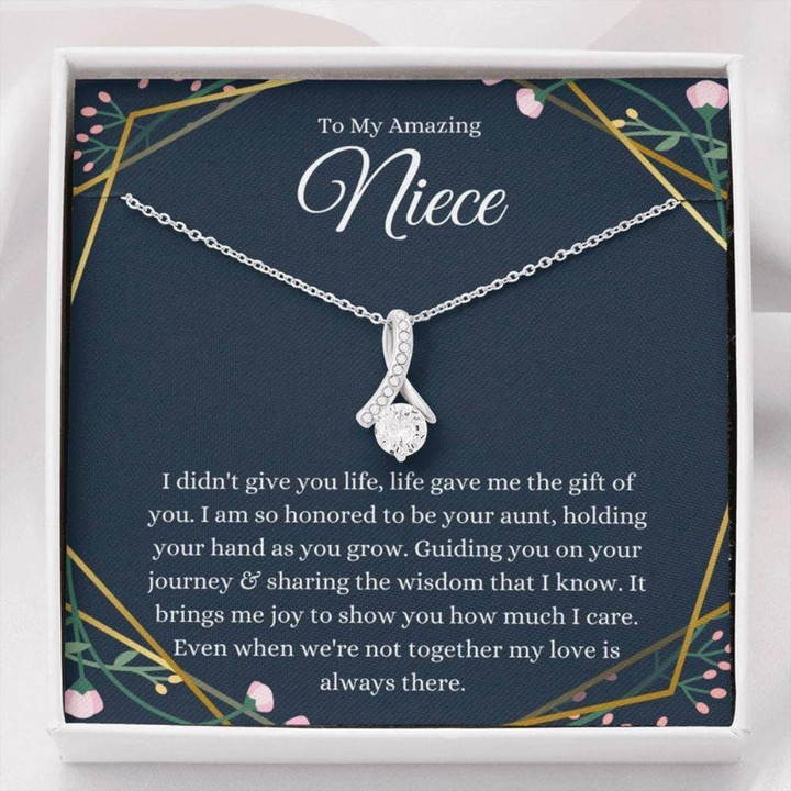 Niece Gift Necklace, To My Niece Gift Necklace Gift From Aunt, Niece Gift Necklace, Niece Christmas Gift