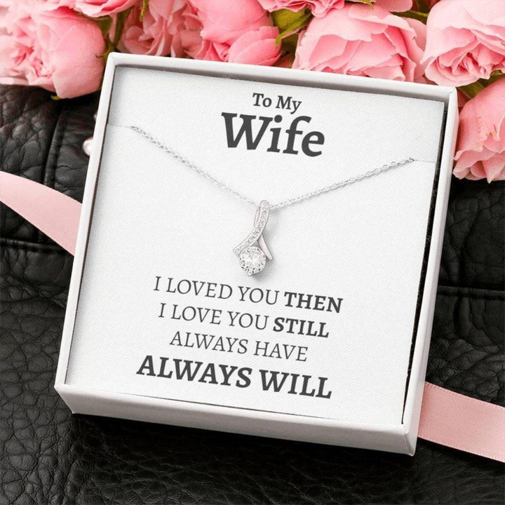 Wife Necklace gift, Gift For Wife Birthday, Appreciation, Birthday Necklace Gift For Wife