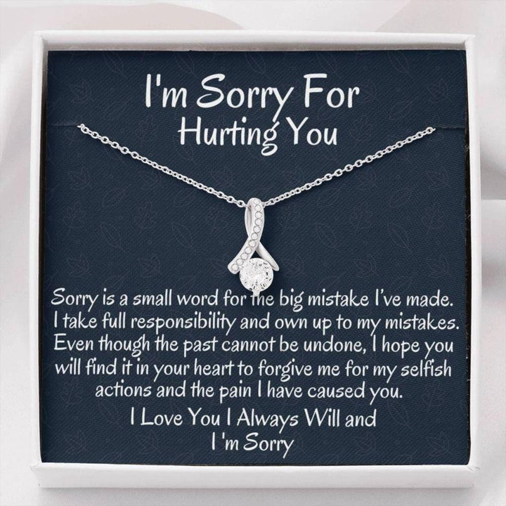 Wife Necklace gift, Girlfriend Necklace, Im Sorry Gift, Apology Necklace For Wife Girlfriend