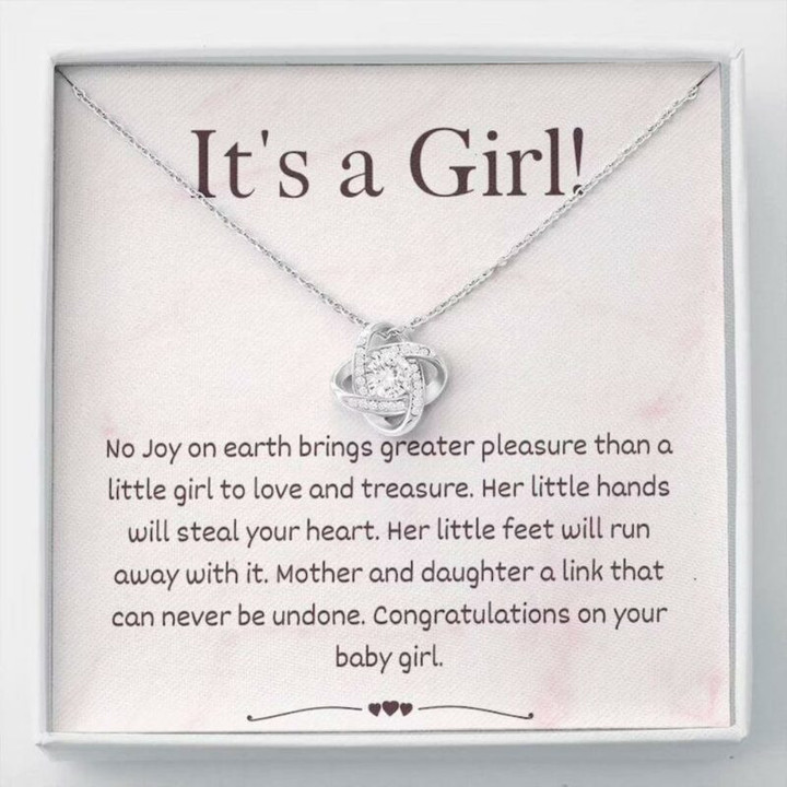 Mommy Necklace, Its A Baby Girl New Mom Necklace Gift Gift, Gift For New Baby Girl, New Mommy Gift
