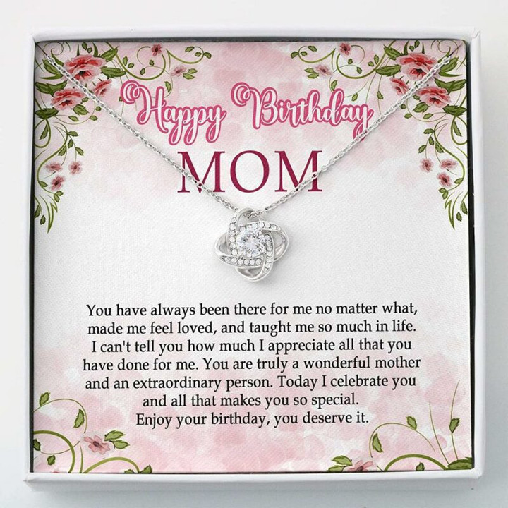 Mom Necklace Gift  Happy Birthday Mom Gift For Mom