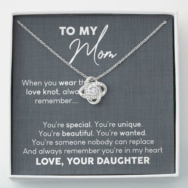 Mom Necklace Gift, To My Mom Necklace Gift  Necklace For Mom From Daughter