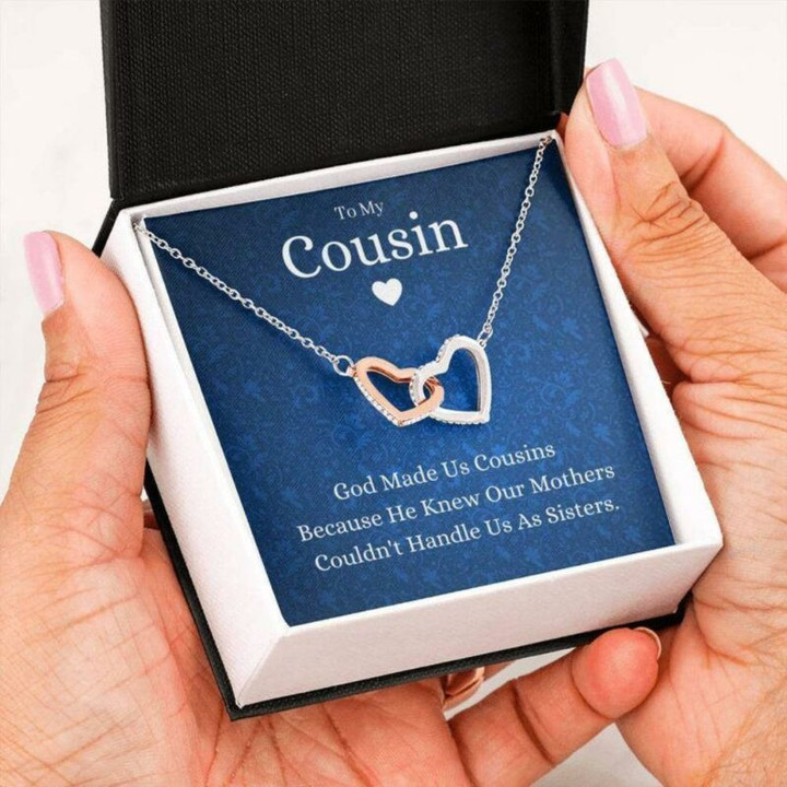 Cousin Necklace, To My Cousin Necklace, God Made Us Cousins, Gift For Cousin