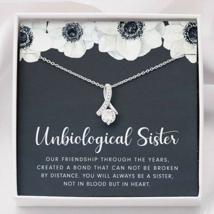 Sister Necklace Gift, Unbiological Sister Soul Sister Sister-in-law Gift
