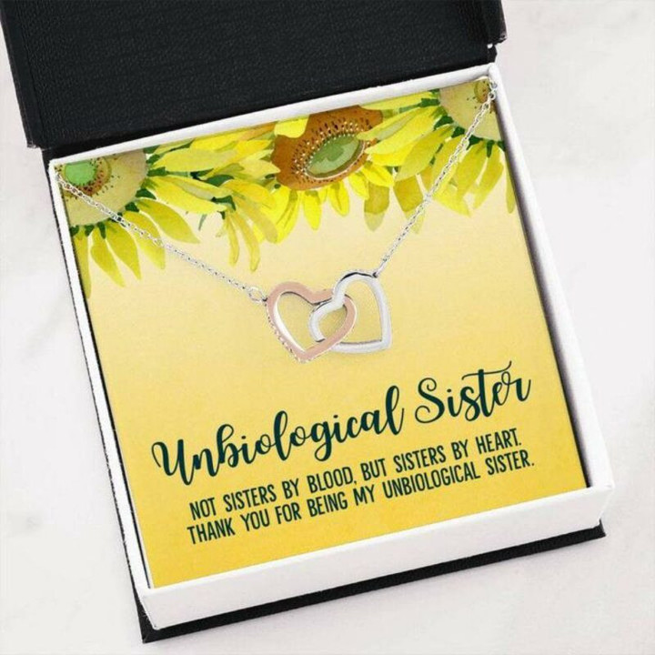 Sister Necklace Gift, Unbiological Sister Necklace Gift