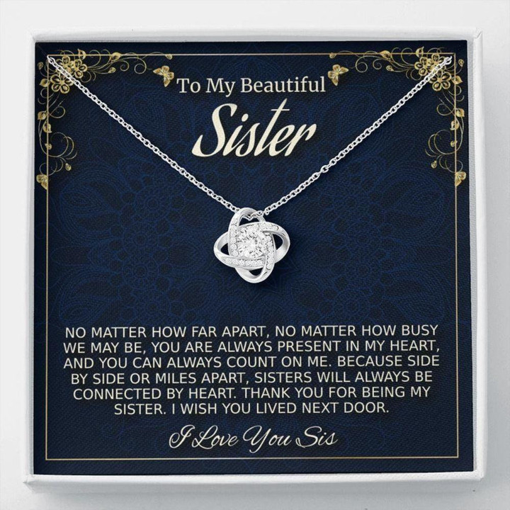 Sister Necklace Gift Gift, Necklace, Gift For Soul Sister, Birthday Gift For A Sister, Best Friend Christmas Gift