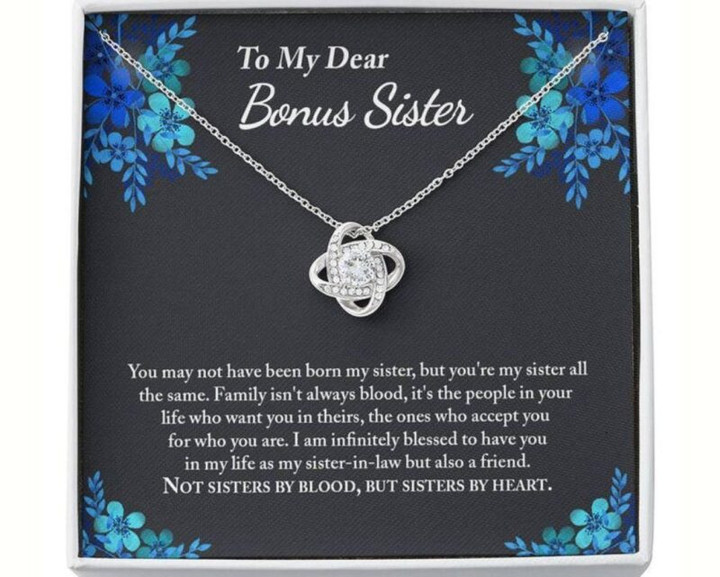 Sister Necklace Gift, Bonus Sister Necklace Gift Gift, Sister In Law, Sister Of The Groom