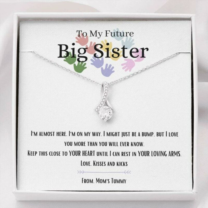 Sister Necklace Gift, New Sister Necklace Gift, Gift For Future Big Sister, Soon To Be Sister