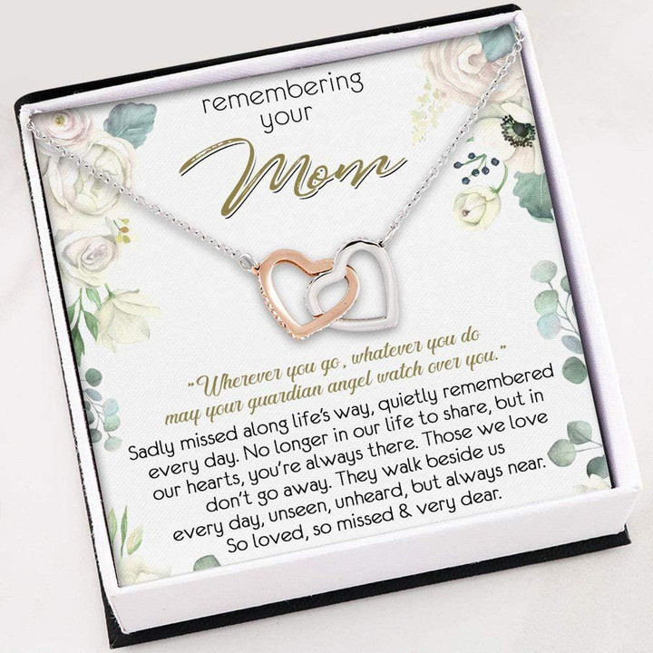 Necklace For Women Girl � Memorial Necklace � Loss Of Mother Memorial Gift