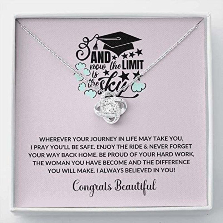Granddaughter Graduation Gift, Graduate Necklace Gift- Wherever You Are � Necklace Gift College, New Grad Graduation