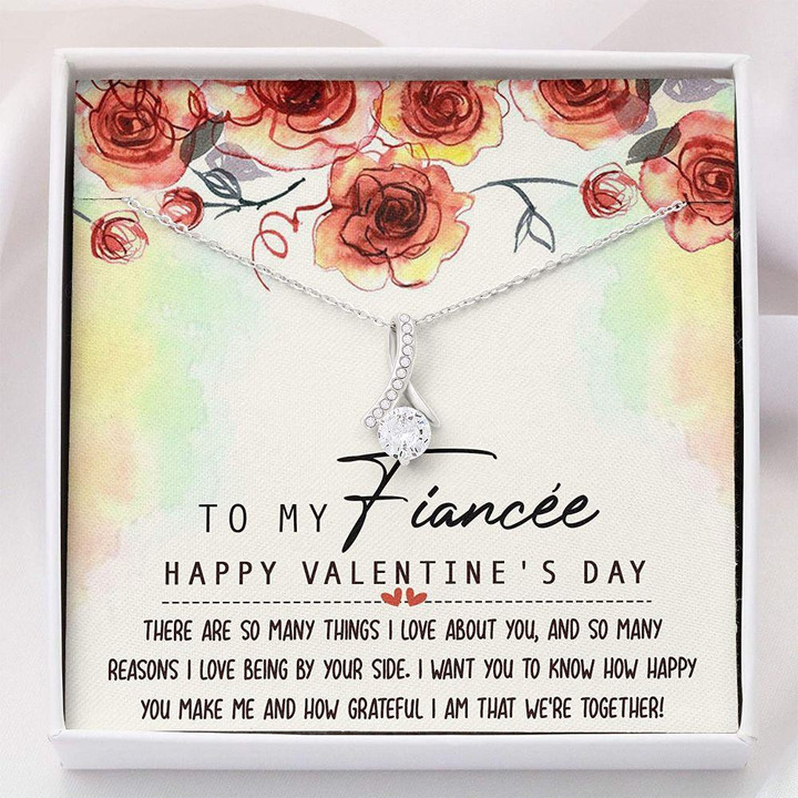 Furute Wife Necklace, Valentine�s Day Gift For Fiance Necklace � Necklace With Gift Box