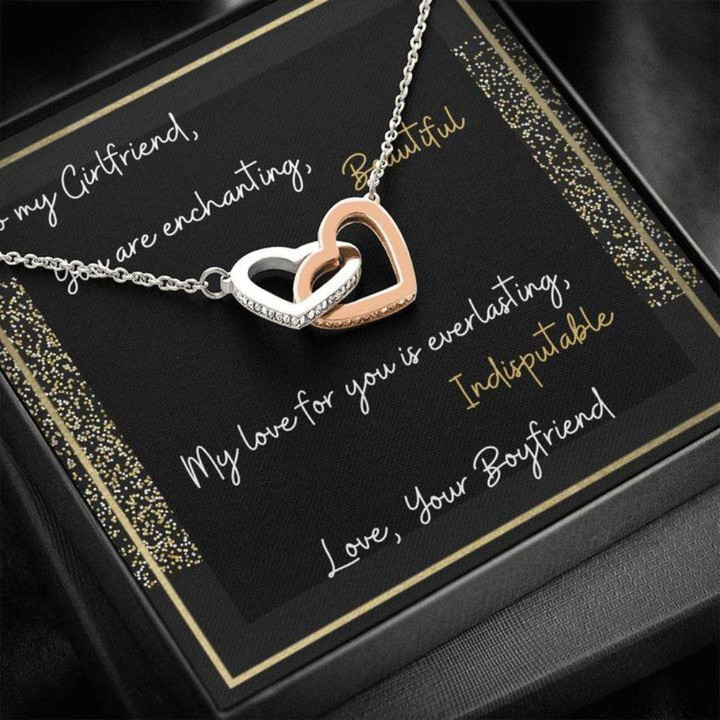 Girlfriend Necklace Gift � Gift To Girlfriend � To My Girlfriend � Indisputable