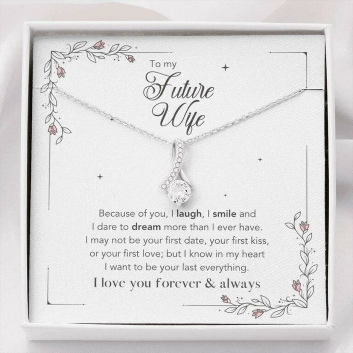 Future Wife Necklace Gift, To My Future Wife Necklace Gift, Gift For Future Wife, Girlfriend, Soulmate, Fiancee
