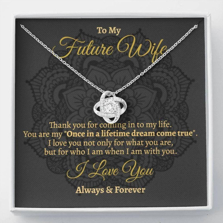 Future Wife Necklace Gift, Fiance Gift For Her, Fiance Necklace Gift For Her, Gift To Fiance On Engagement, Future Wife Gift