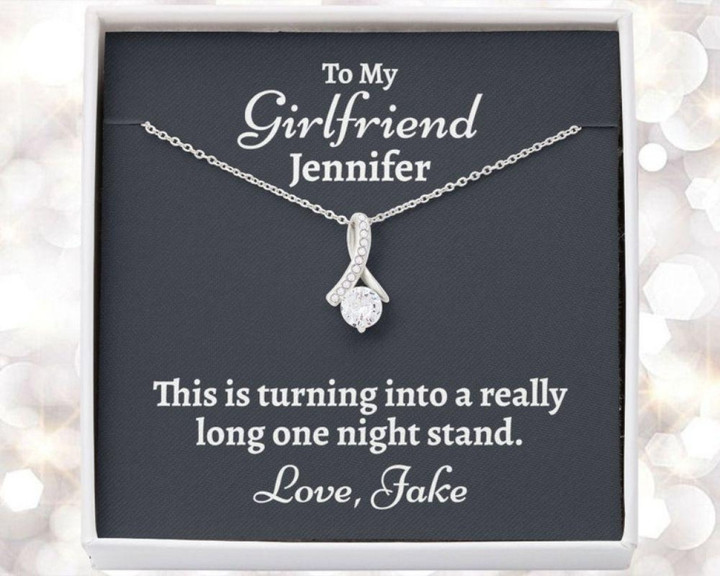 Girlfriend Necklace Gift, Meaningful Necklace For Girlfriend, Necklace For Girlfriend Birthday, To My Girlfriend Necklace Gift